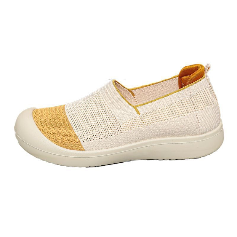 Dame Slip-On Sneakers med elastisk overdel og skridsikker sål Stilla