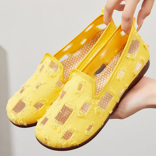 Dame Komfortable Slip-On Fritidsko med fashionable design Stilla