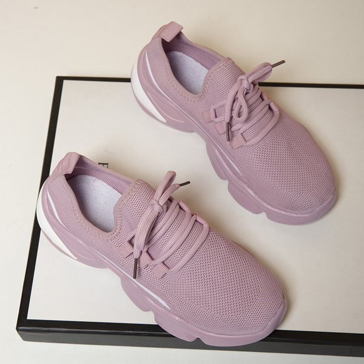 Dame åndbare sneakers med støddæmpende sål og elastisk overdel Stilla