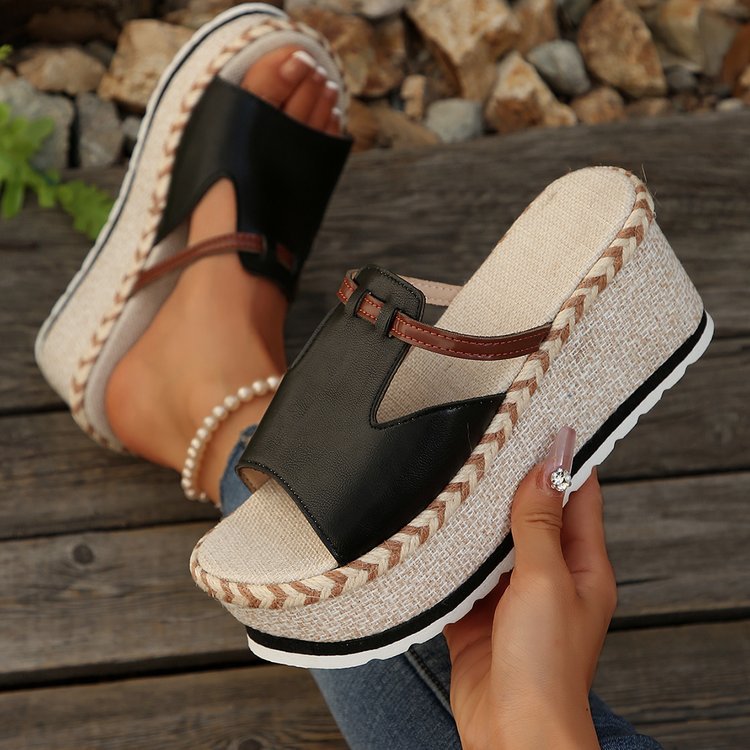 Dame Wedge-sandaler med raffineret design og polstret fodseng Stilla