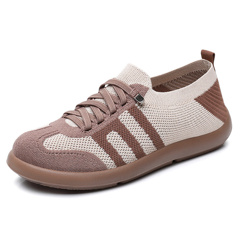 Femme Letvægts Åndbar Strik-Sneaker med Skridsikker Såler Stilla