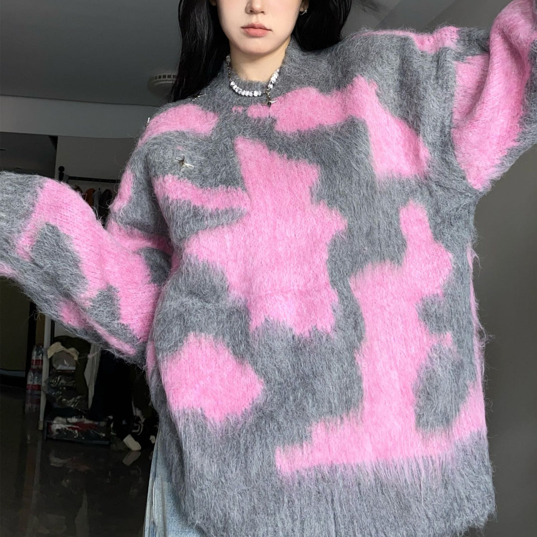 Femme Artistic Oversized Striktrøje Stilla