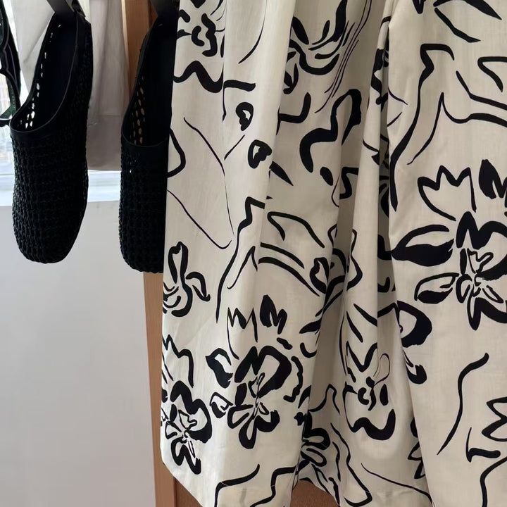 Femme Flydende Blomsterprint Culottes Stilla