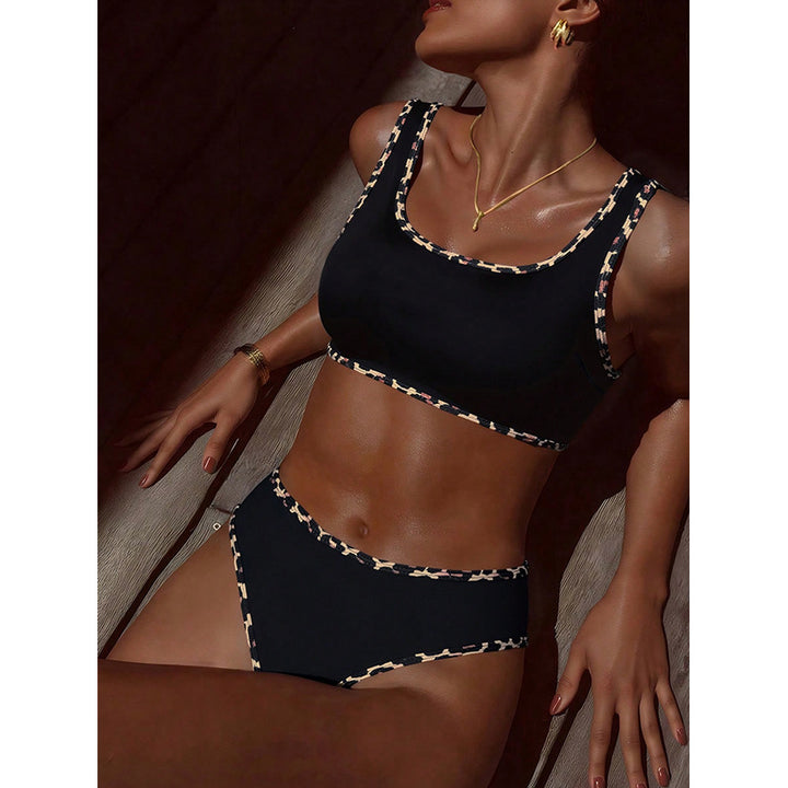 Dame Sporty Bikini-sæt med modiske accenter Skovae