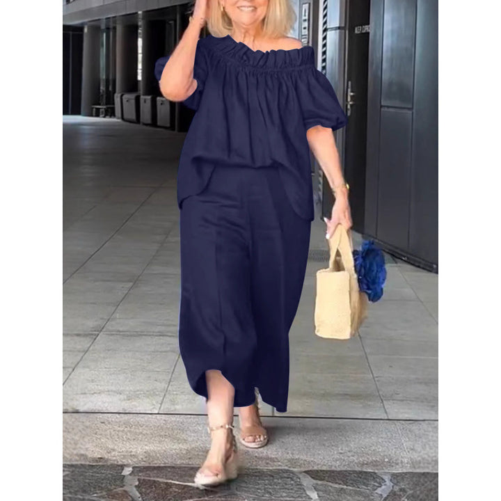 Dame luftig sommerbluse i boho-stil Stilla