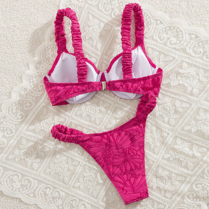 Dame Bikini med raffineret ruffle-design Skovae