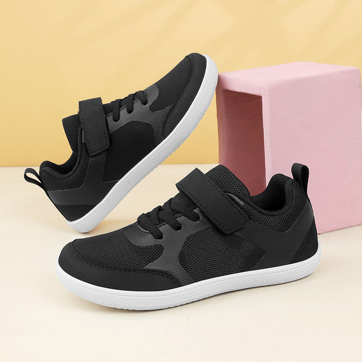Unisex nan lette mesh-sneakers med elastisk snørebåndsystem, velcro og EVA-mellemsål Skovae