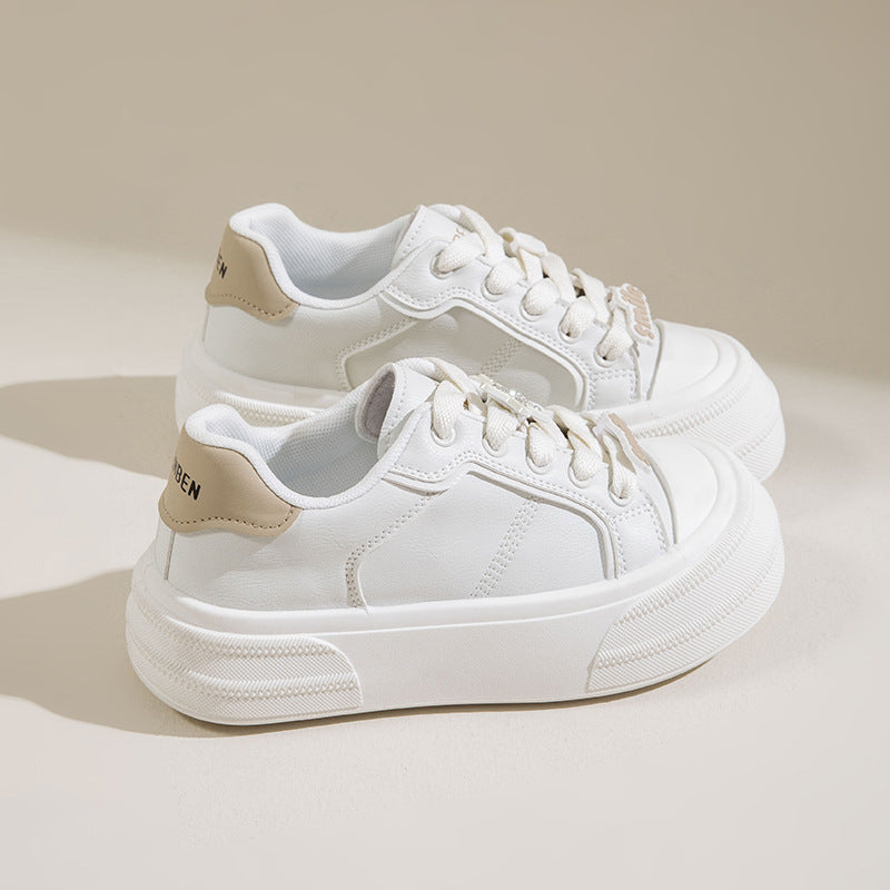 Dame platform-sneakers med åndbart overmateriale og dæmpet sål Stilla
