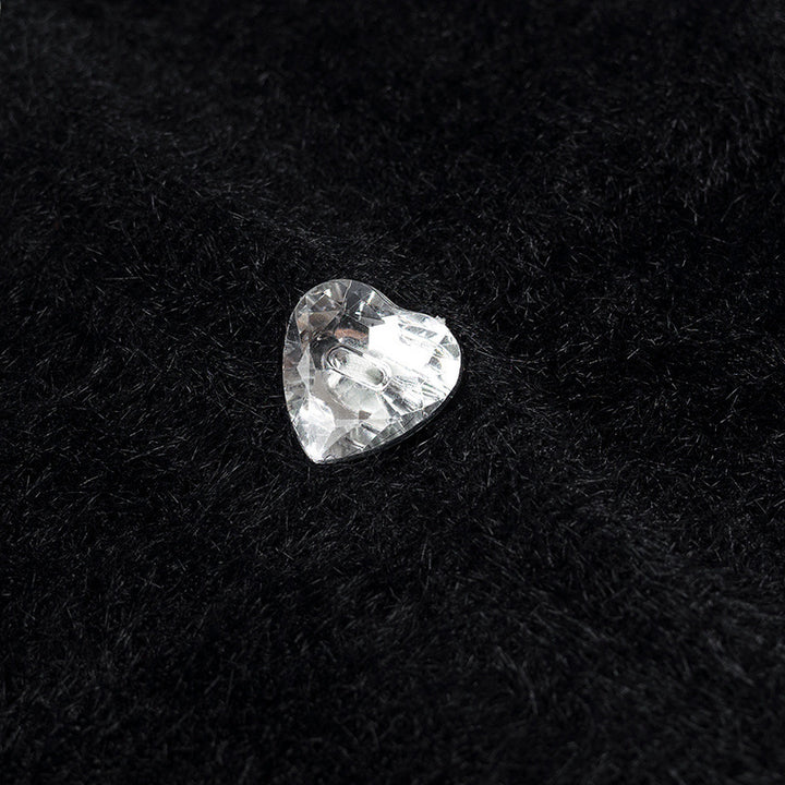 Kvindernes korte cardigan med shiny knapper Stilla