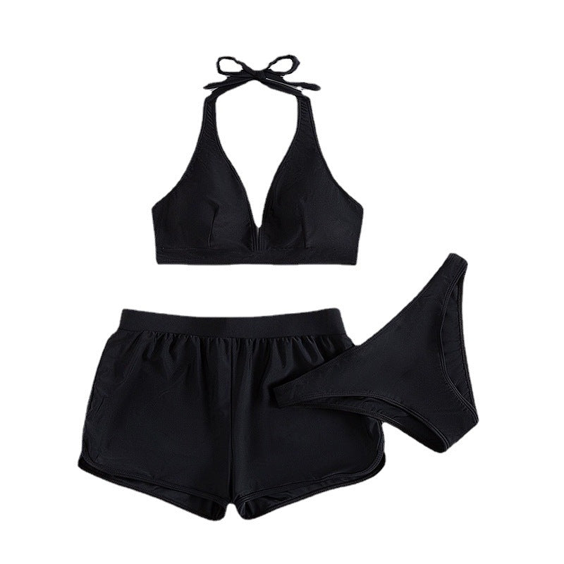 Dame Sportsligt Bikini-Sæt med let polstret top og elastiske shorts Skovae