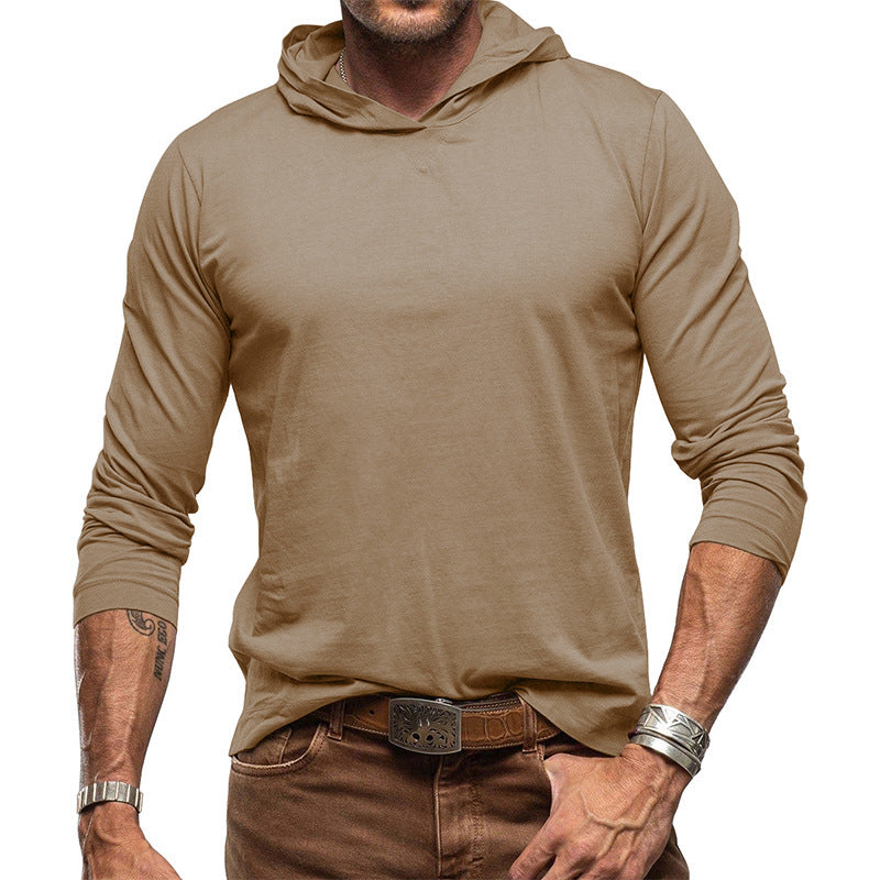 Stilla | Hættepullover Slim Fit Langærmet Let Bomuldsstrik minimalistisk Stil