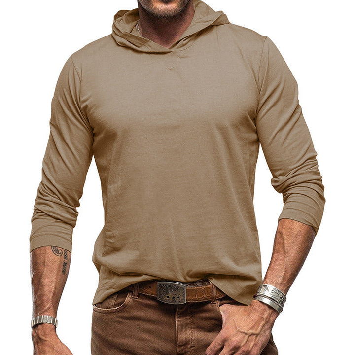 Stilla | Hættepullover Slim Fit Langærmet Let Bomuldsstrik minimalistisk Stil