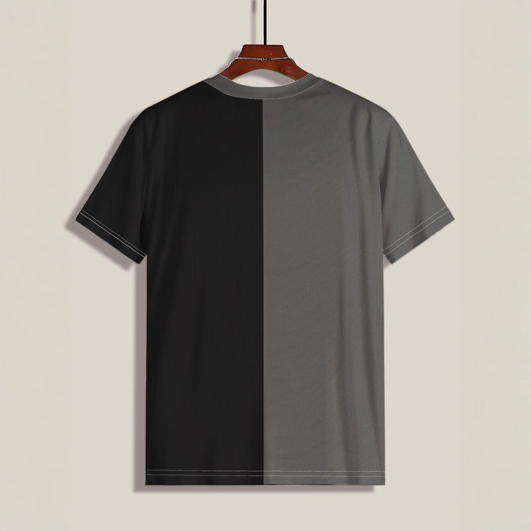 Herre T-shirt med inspirerende tekstdesign og moderne farvekombinationer Stilla