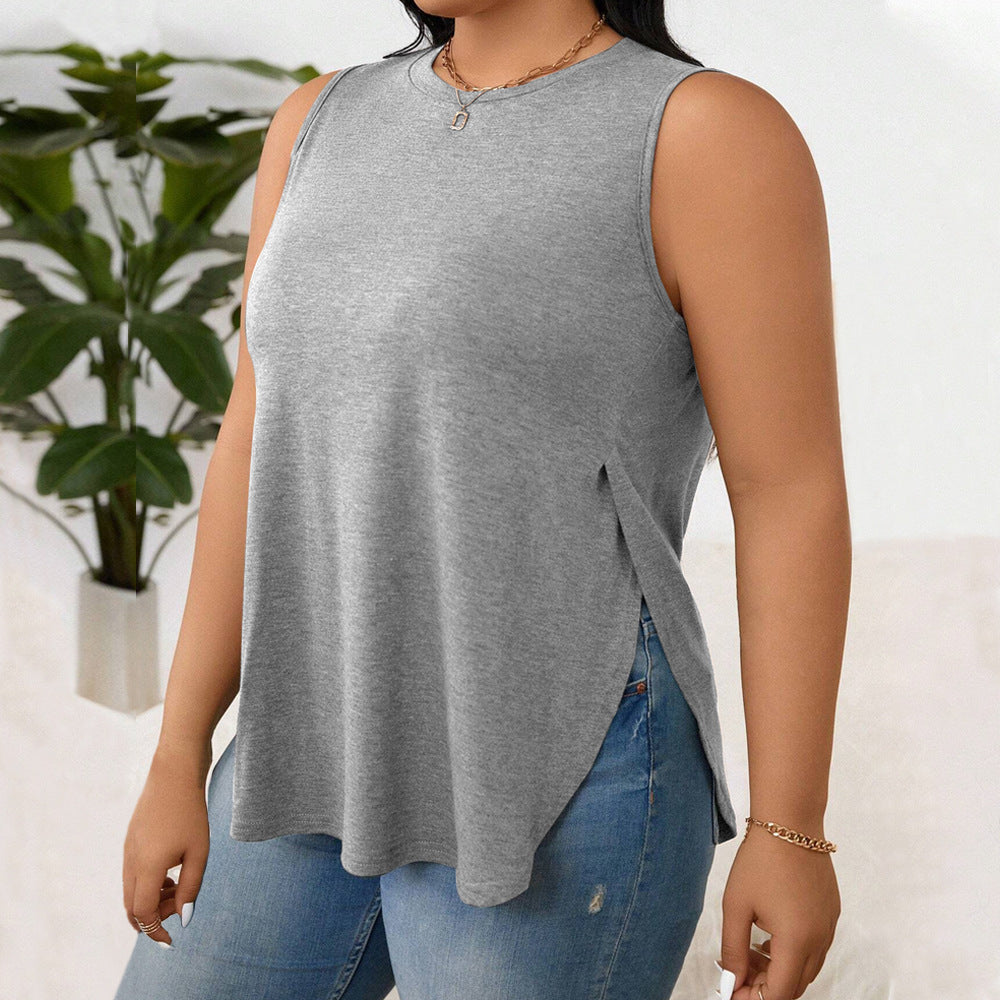 Dame tanktop med sidestykker Stilla