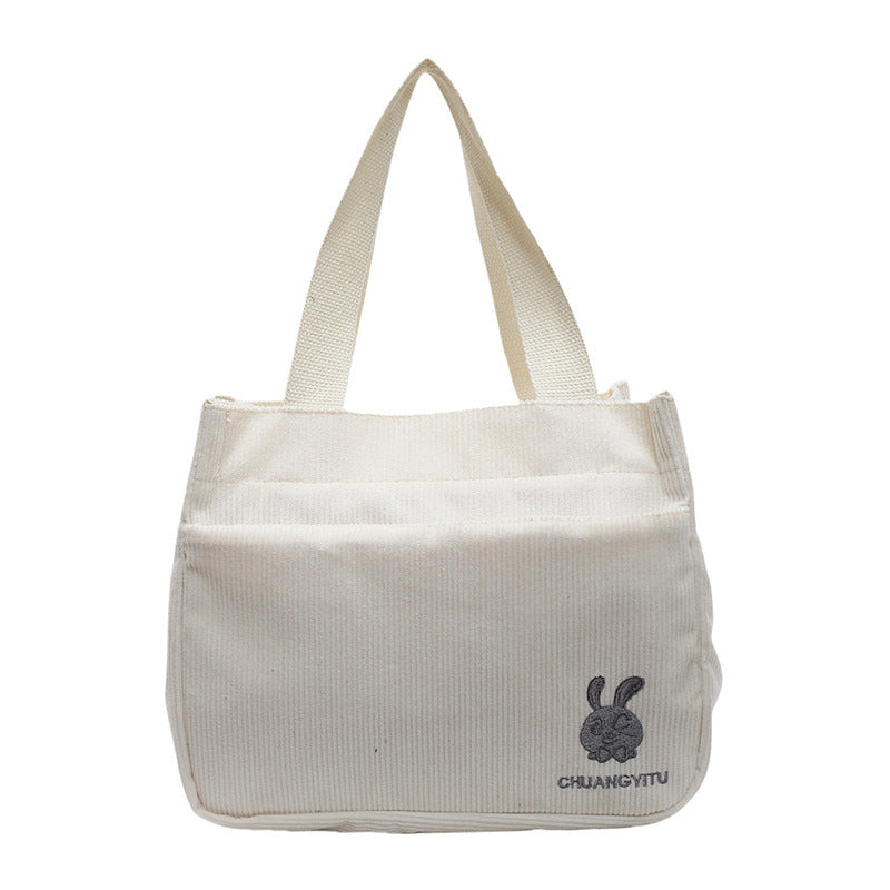 Feminint Stilfuld Canvas Taske Stilla
