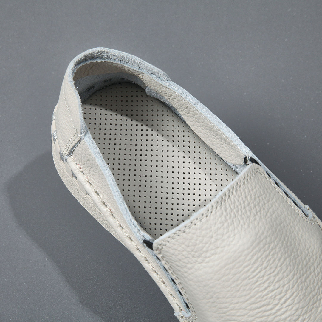 Femme Behagelige Læder Slipper Flats Stilla