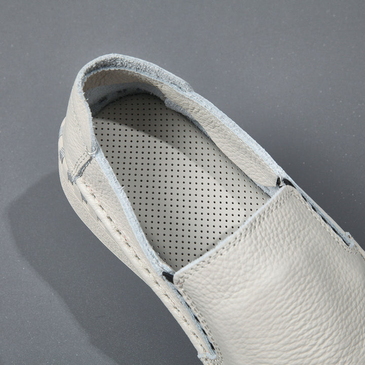 Femme Behagelige Læder Slipper Flats Stilla