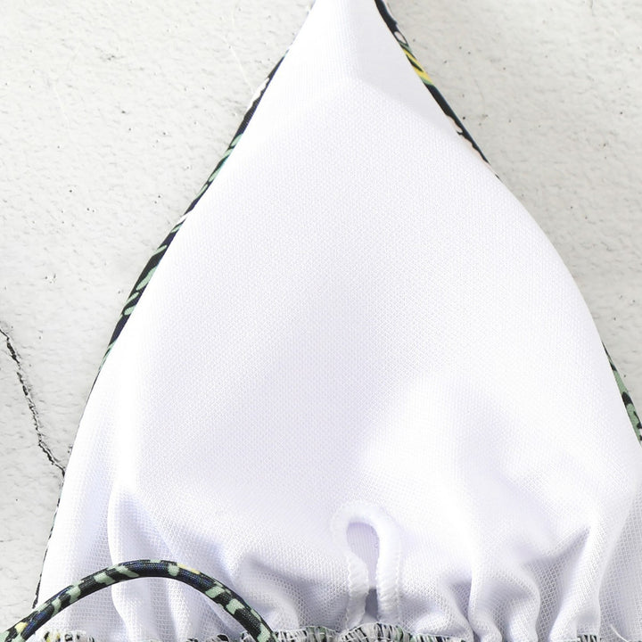 Dame triangel-bikini med legende knude-design Skovae