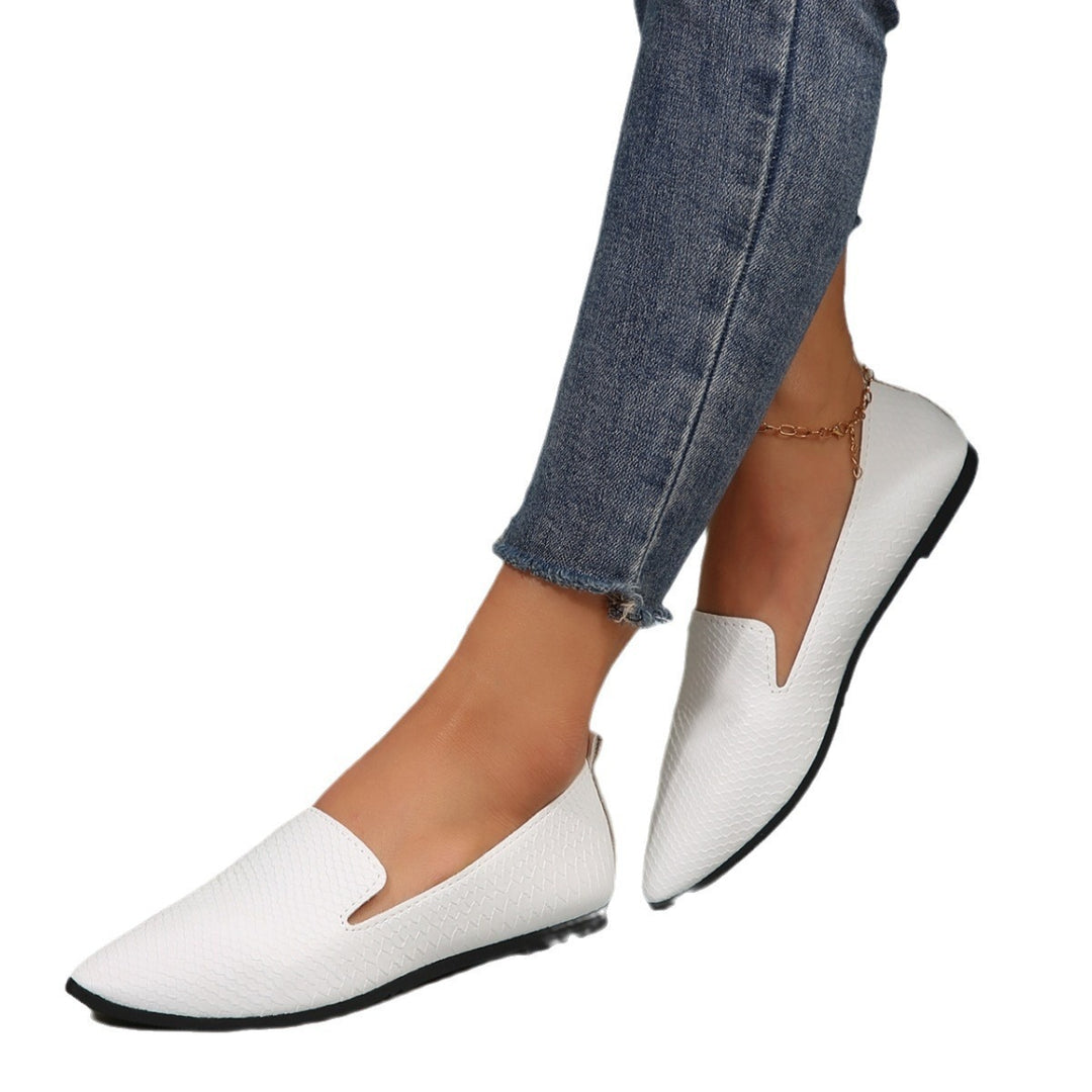 Dame Komfortable Ballerinaer med elegant split-design og åndbart overmateriale Stilla