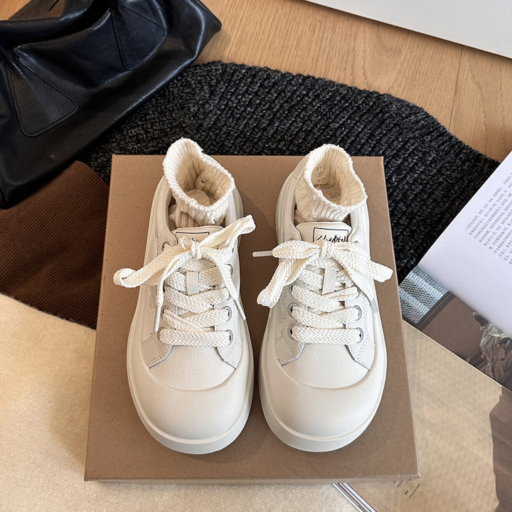 Femme platform snørebånd sneakers med polstret sål Stilla