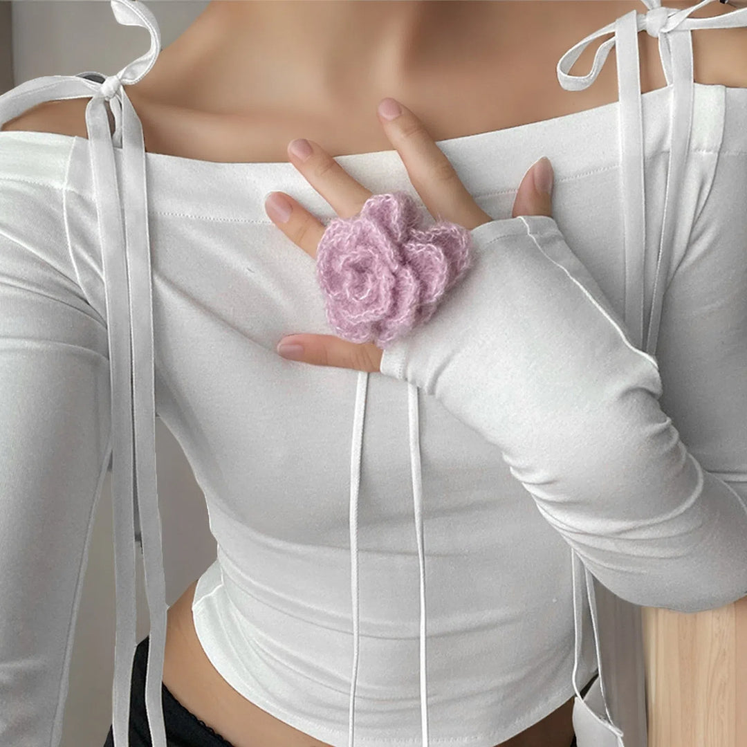 Kvinder Blomst Choker Halskæde Stilla
