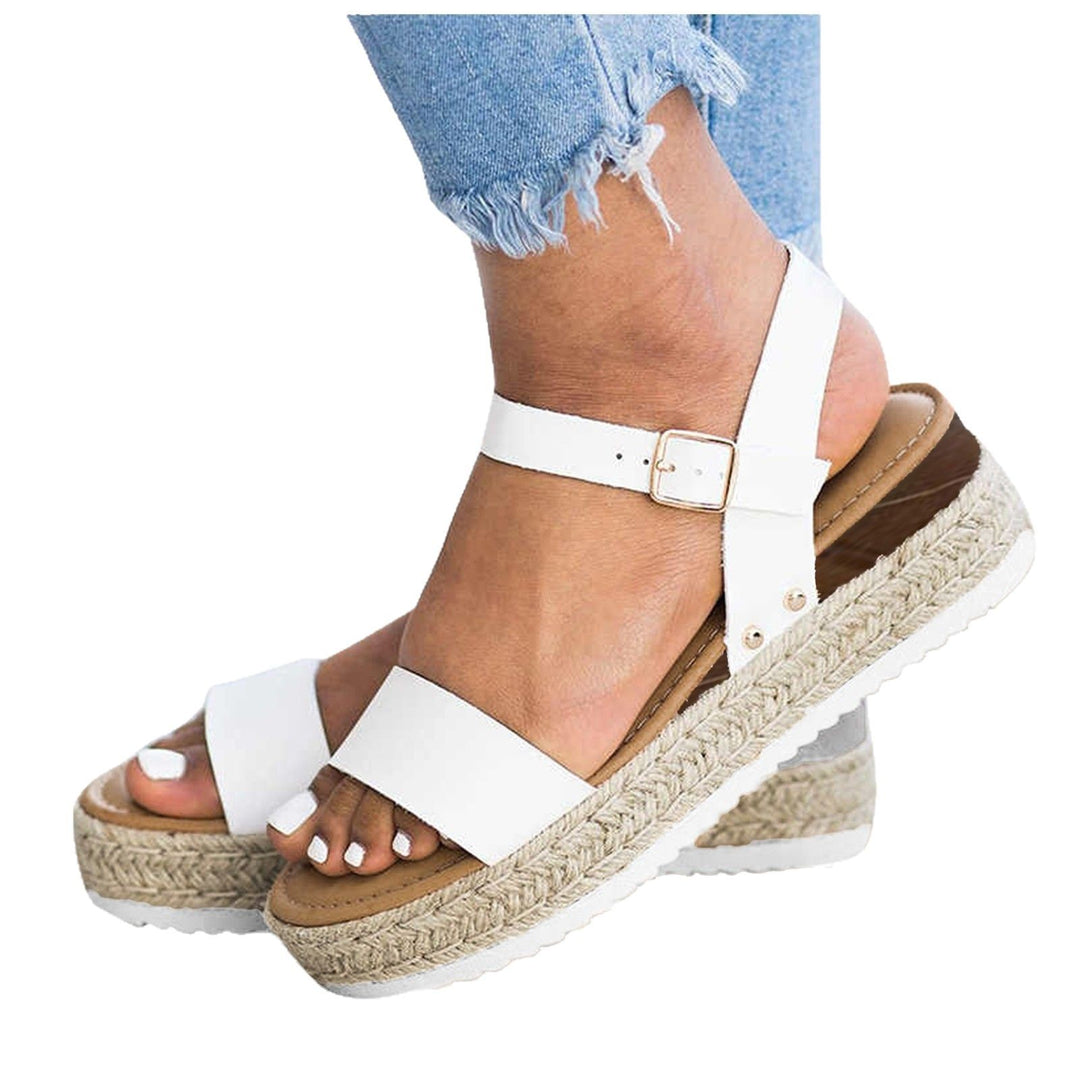 Dame Wedge-sandaler med justerbart remdesign og komfortabel sål Stilla