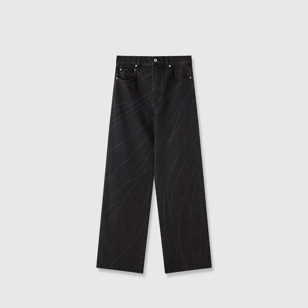 Kvindernes moderne bootcut jeans med høj talje og elegant design Stilla