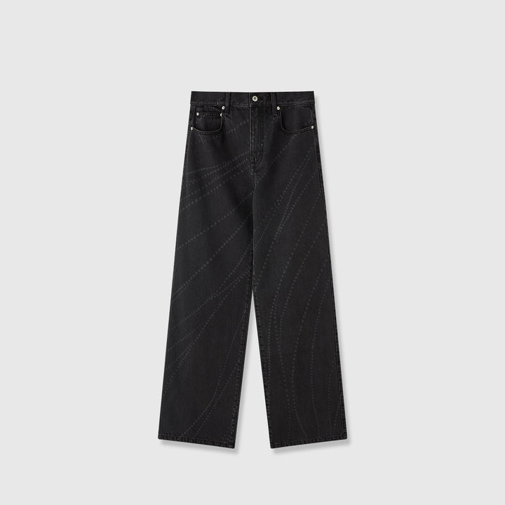 Kvindernes moderne bootcut jeans med høj talje og elegant design Stilla