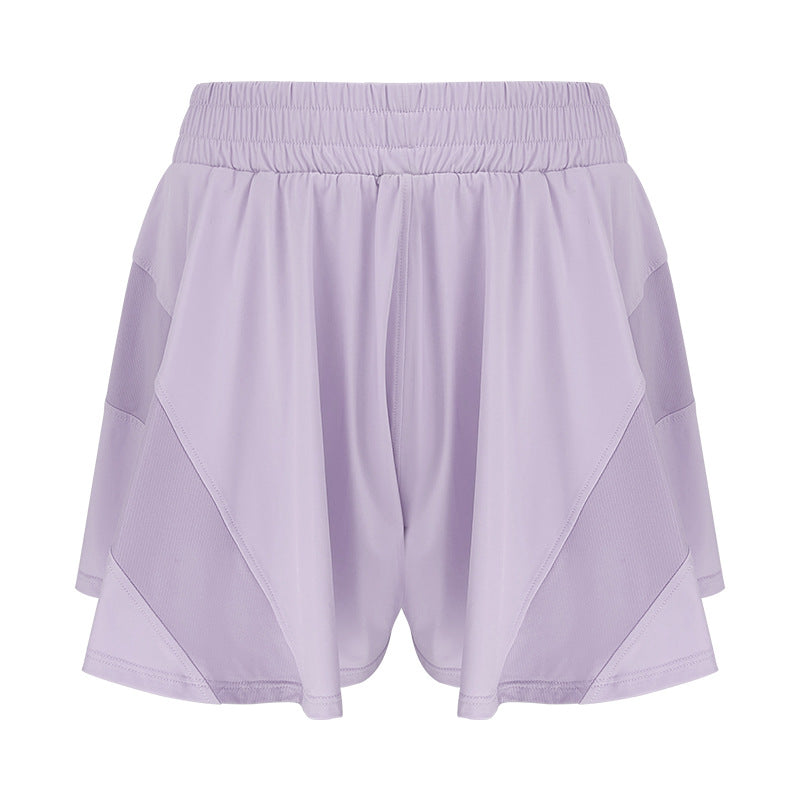 Damessportlige løbeshorts med innovativt dobbeltlagsdesign Skovae