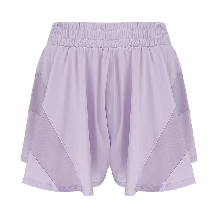 Damessportlige løbeshorts med innovativt dobbeltlagsdesign Skovae