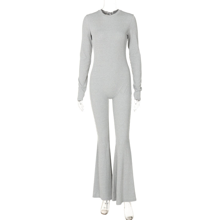 Dame langærmet bodystocking med figursyet snit og afslappet design Stilla