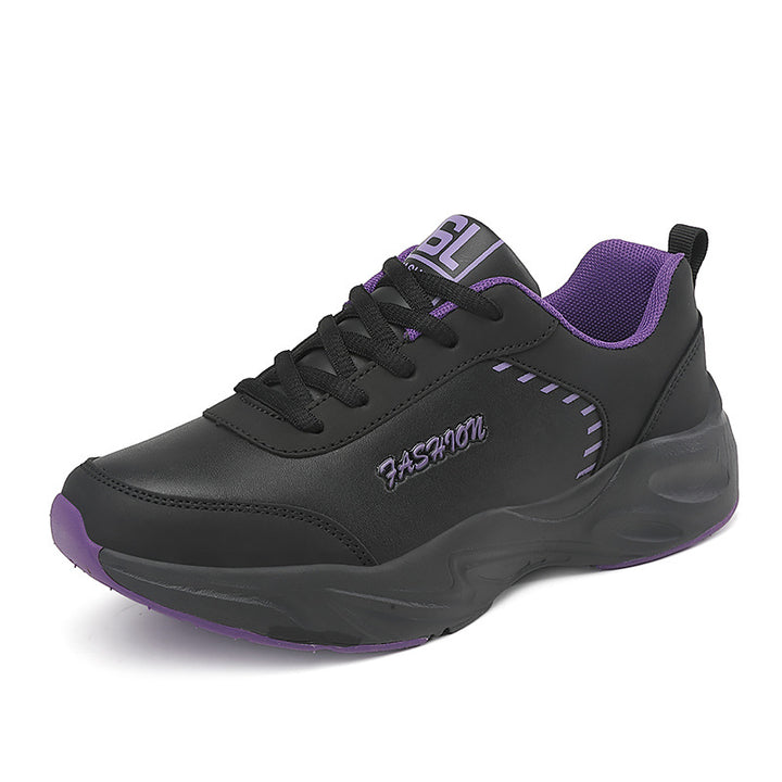 Dame nan voluminøse sneakers med polstret krave og stødabsorberende sål Skovae