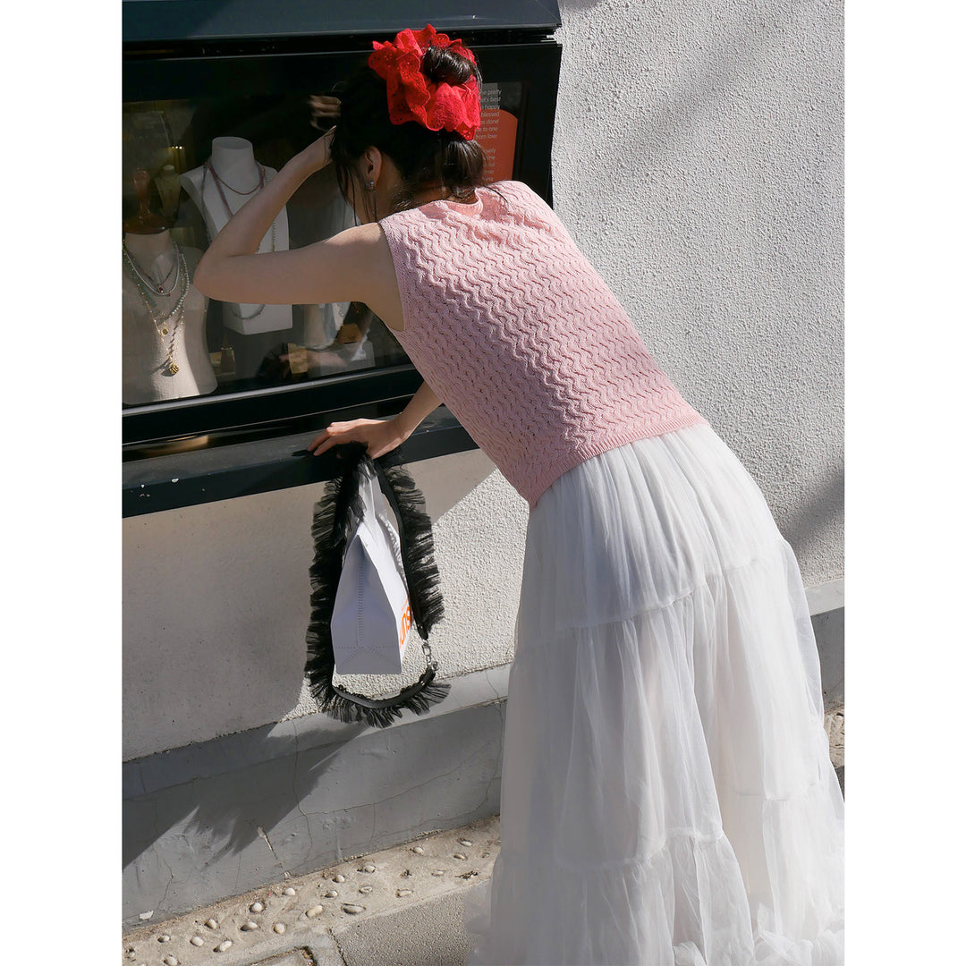 Dame sommerligt Maxikjole med tidløs chiffon-look og elegant flow Stilla