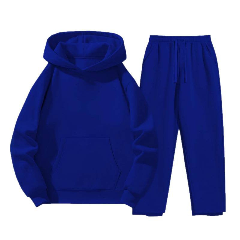 Kvinders Sweat Suit med Komfortabel Hættebluse og Praktiske Joggingbukser Skovae