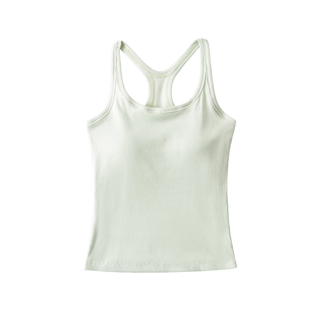Damer Sporty Tanktop med Racerback-design Stilla