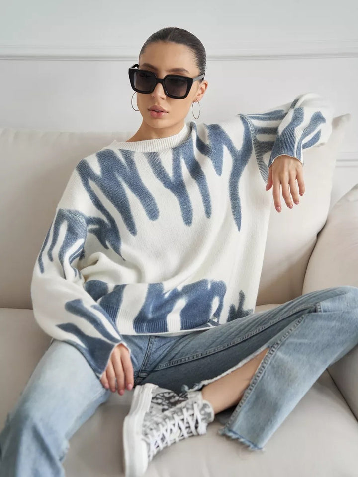 Kvinders trendy sweatervarer med moderne gradient og afslappet snit Stilla