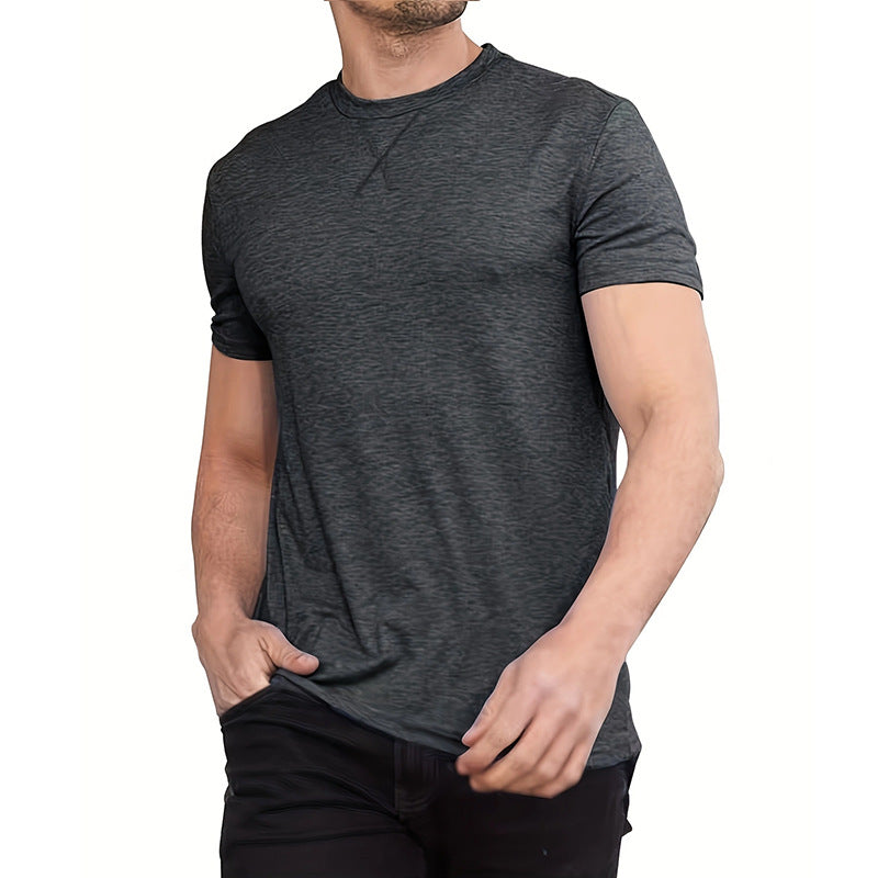 Herrer sporty kortærmet skjorte lavet af åndbart materiale Stilla