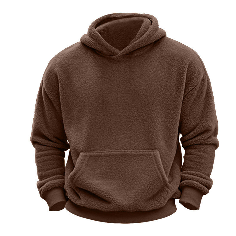 Herrer Hættebluse lavet af blødt fleece Stilla