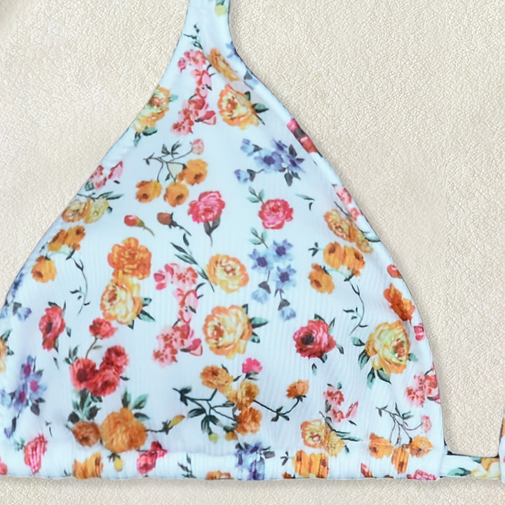 Dame blomster mønster bikini Skovae