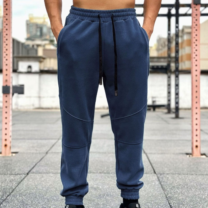 Herrer Sporty Sweatpants med elastisk talje og side lommer Stilla