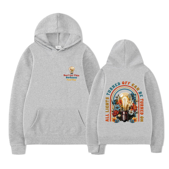 Kvinders hoodie med farverigt design og afslappet pasform Skovae
