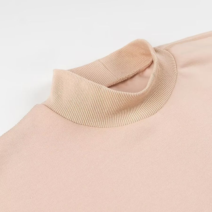 Femme Cozy Høj Krave Sweatshirt Stilla