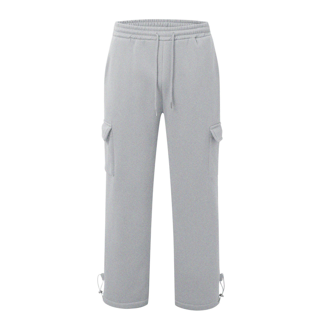 Herren nan Cargo-joggingbukser med elastisk talje, snøre og justerbar kant Skovae