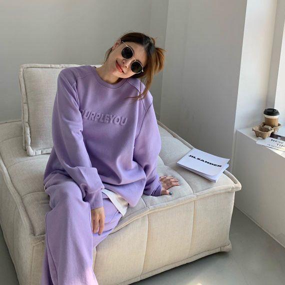 Kvinders Urban Lounge Outfit med oversized sweatshirt og afslappede joggers Skovae