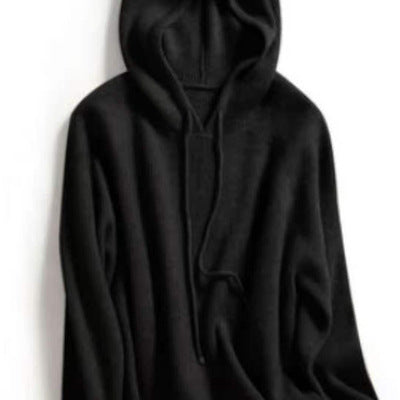 Damer Oversized Hættepullover lavet af blødt Sweatstof med praktisk Snøre Stilla