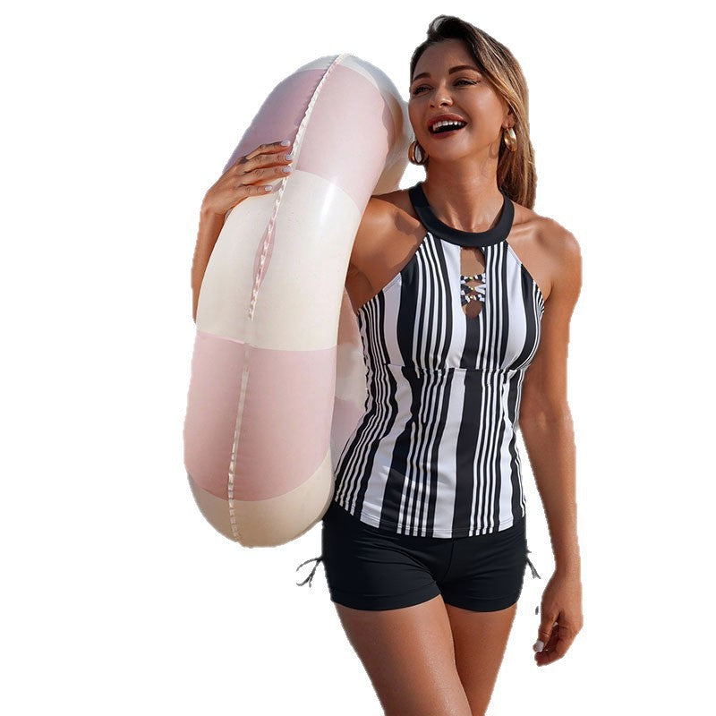 Damer Sports Tankini-sæt med moderigtig udsnit Skovae