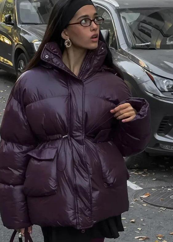 Stilla | Gloss Oversize Pufferjakke