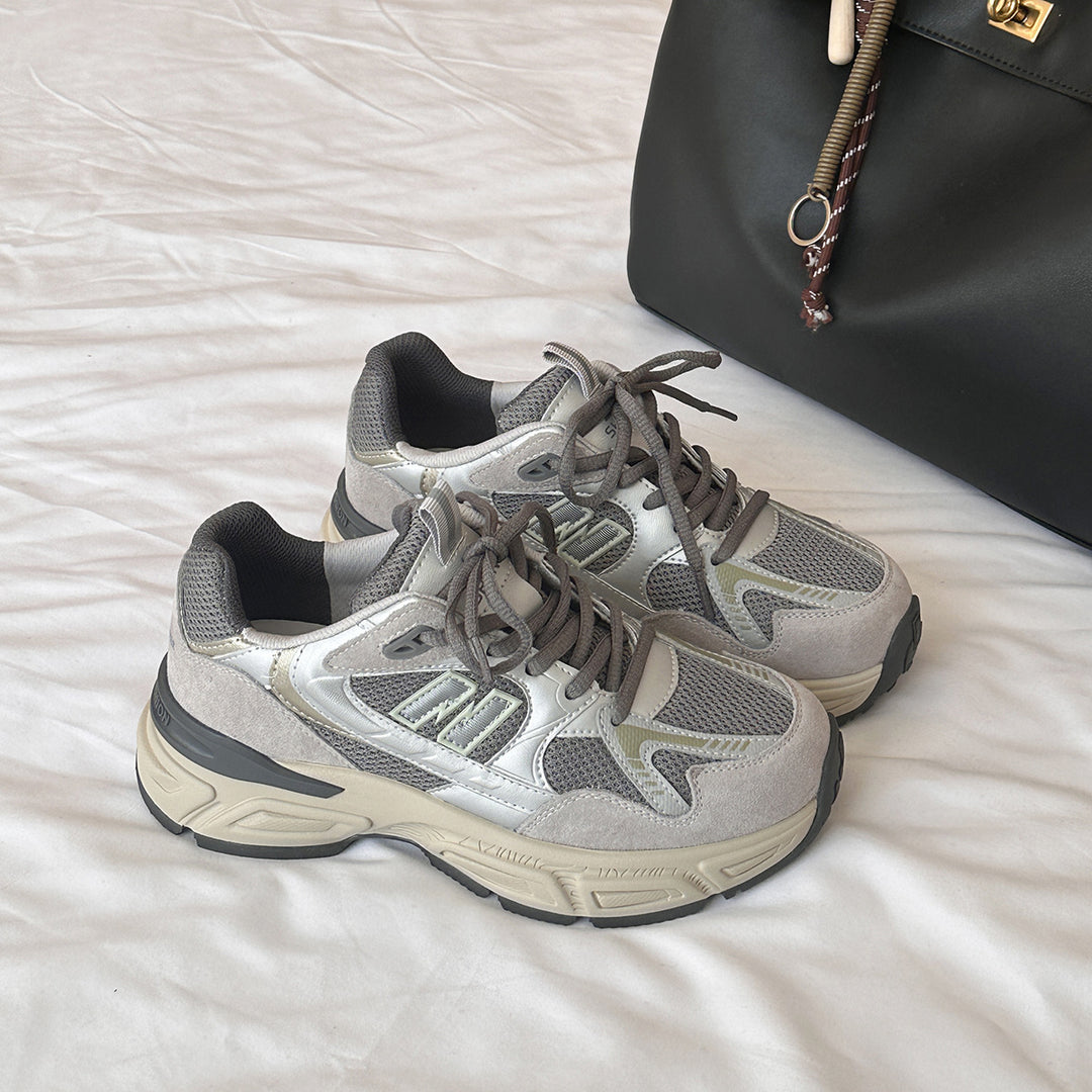 Dame Retro Chunky Sport Sneakers Stilla