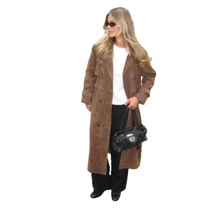 Dame elegant og stilfuld lang frakke Stilla