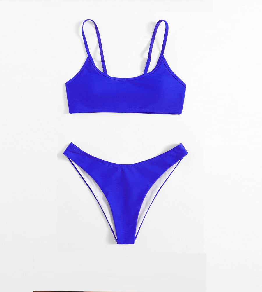 Dame Sporty Bikini-sæt med Racerback-top Skovae